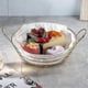 thumbnail image 2 of Vintage Metal Bread Basket with Liner for Serving and Storage, 2 of 5