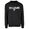 thumbnail image 2 of Men's Levelwear Black St. Louis Blues Zane City Capsule Pullover Sweatshirt, 2 of 3