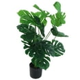 thumbnail image 6 of Artificial Monstera Deliciosa Plant 80cm 18 Leaves Decorative Simulation Potted Plant for Indoor Outdoor, 6 of 15