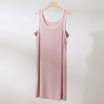 thumbnail image 2 of Fall/Winter Savings! Swuxness Women's Suspenders Short Nightdress, Nightgowns for Women, Women's Sleeveless Soft Comfortable Breathable Loose Tank Nightgowns for Home and Casual Wear Pink, L, 2 of 4