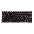 thumbnail image 1 of Teclado del ordenador portátil perfke de repuesto negro, 1 of 7