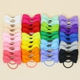 thumbnail image 5 of Baby Hair Ties with Bows, 40pcs 2 inch Baby Hair Bows Durable Rubber Bands Ponytail Holders Toddler Hair Accessories for Baby Girls Infants Toddlers Gifts in Pairs, 5 of 6