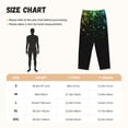 thumbnail image 4 of Lsque Night Rainbow Sparkles Print Women's Pajama Pants, Lounge Pant - Comfortable Home Wear,Elastic Waistband, Stylish Design-Medium, 4 of 9