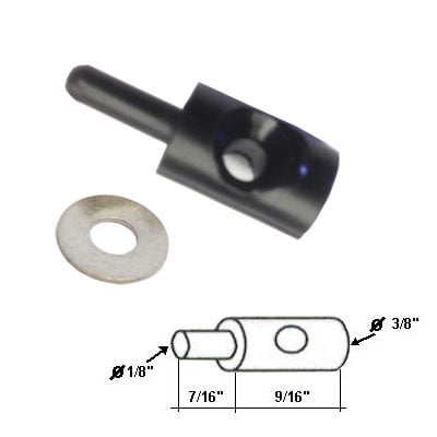 Heavy Gauge Continuous Hinge - Nylon Hinge Pin Kit 3/8