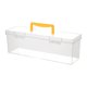 thumbnail image 1 of Caja de herramientas transparente a prueba de polvo para aparejos de pesca, reparación y pasatiempos. Amarillo 358 x 12 x 108 cm, 1 of 9