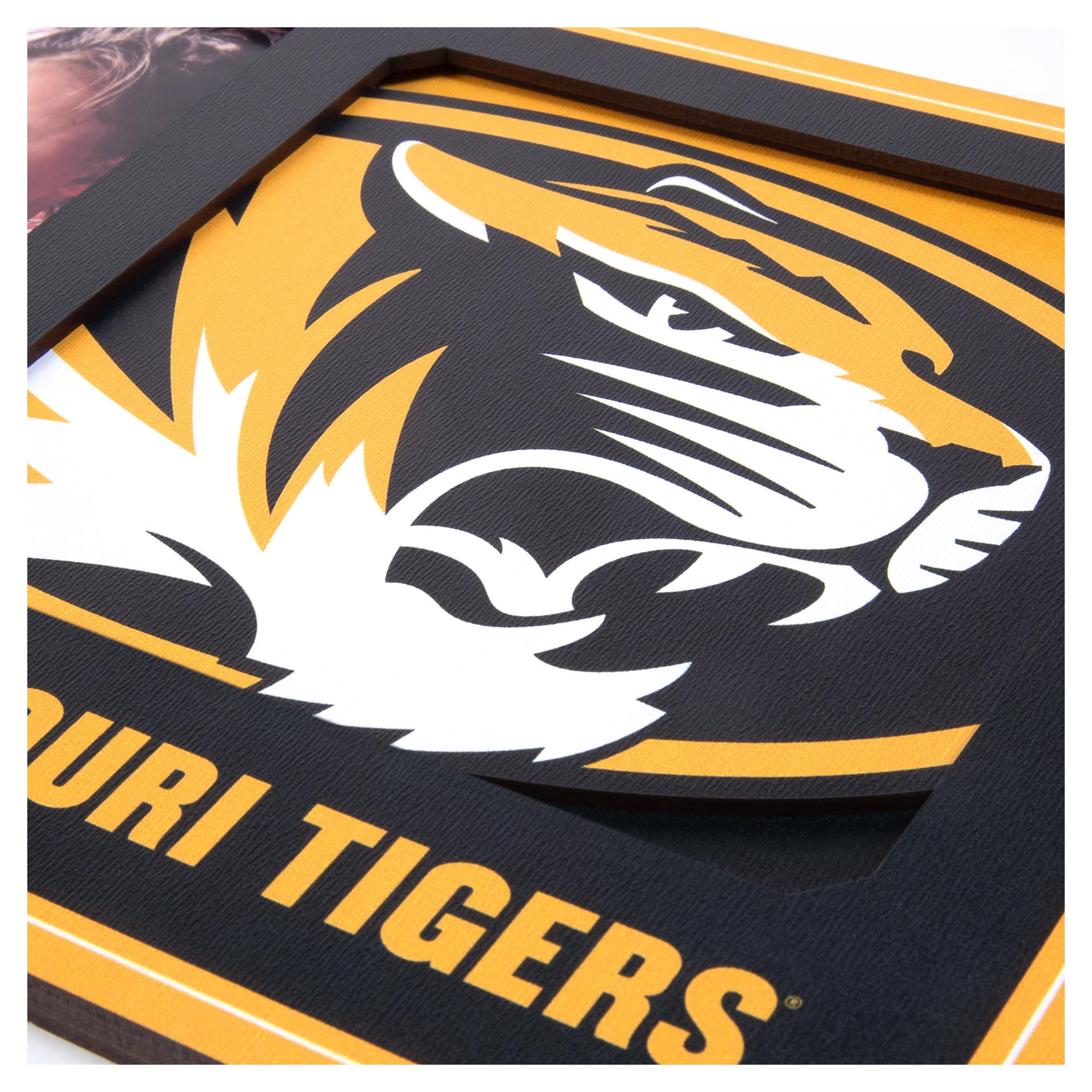 IDNA Missouri Tigers 3D Logo Series Picture Frame