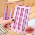 thumbnail image 4 of Love Lipstick Gift Box Set Matte Finish Lip Mud Waterproof Long Lasting Non-Stick Cup Cute Makeup Lip Tint Press Pen Cosmetic, 4 of 5