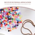 thumbnail image 3 of COMPUKAS 300Pcs Frosted Multi Color Round Acrylic Beads for Jewelry Making with Handmade Quality and Durable Material, 3 of 8