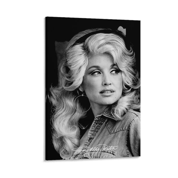 Dolly Retro Sign Vintage Country Music Bedroom Decor Unframed Poster