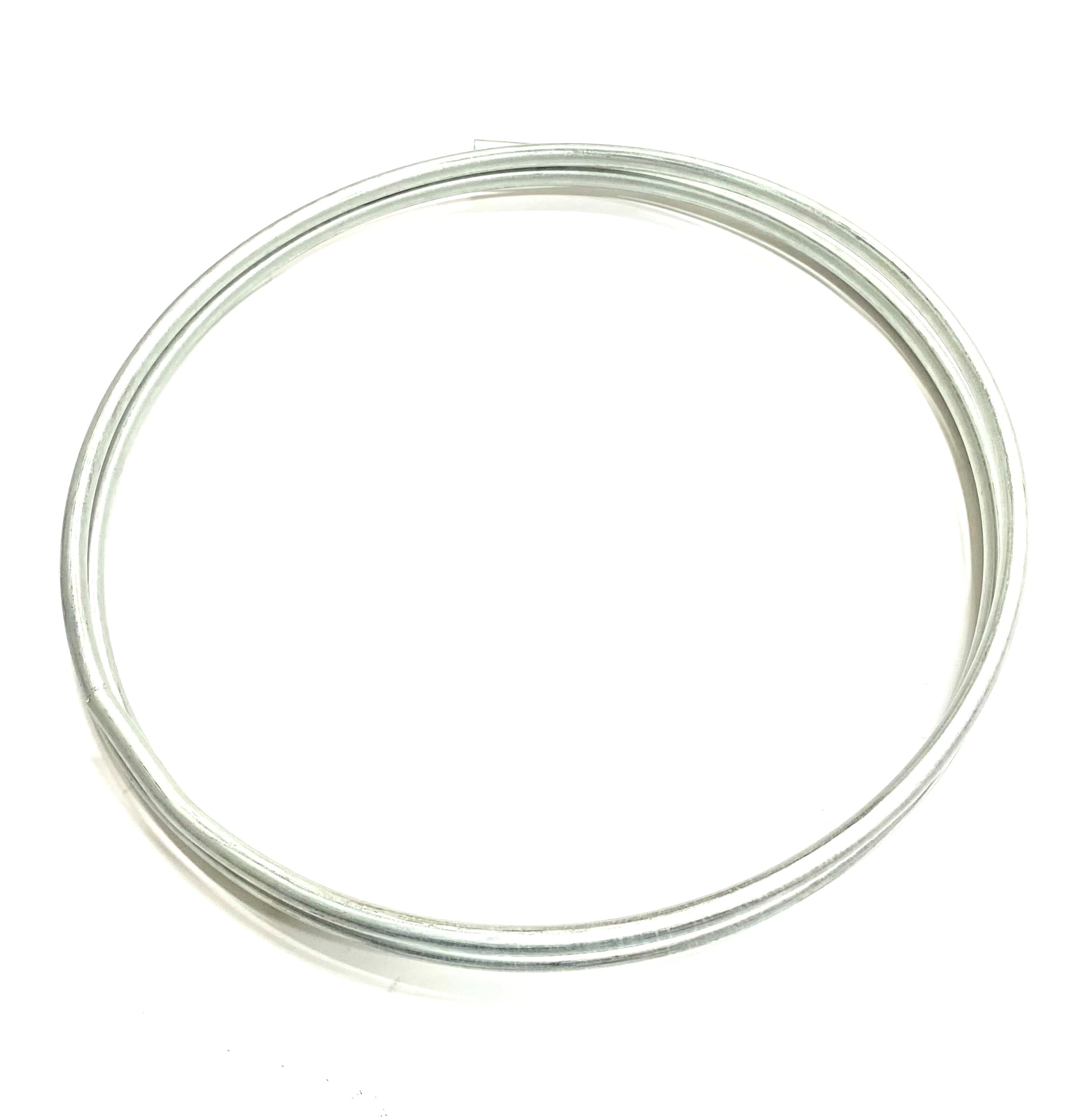 The Stop Shop 8 Foot Roll of Zinc Plated 5/16 Inch Tubing - Fuel or Transmission