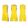 thumbnail image 2 of Toddler Kid's 2 Piece Outfit Suits Sleeveless Tank Top Elastic Waist Shorts Soccer Training Uniform, 2 of 5