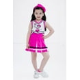 thumbnail image 2 of Disney Minnie Mouse Cheerleader Dress and Bow Outfit Set Toddler to Big Kid, 2 of 5