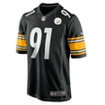 thumbnail image 2 of Men's Nike Preston Smith  Black Pittsburgh Steelers  Game Jersey, 2 of 3