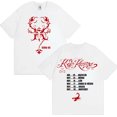thumbnail image 1 of Camiseta de la cantante Kenia Os 2026, camisetas extragrandes de Hip Hop, camiseta de algodón de manga corta para hombres y mujeres, adolescentes,White,XL, 1 of 5
