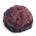 thumbnail image 4 of Washed Docker Beanie Brimless Cap Hat Without Visor Solid Color Retro Vintage Street Style Spring Autumn Outdoor Gorras brown, 4 of 6