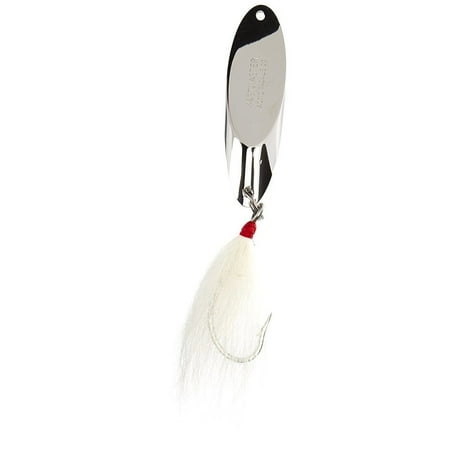 UPC: 0048515135138 | Acme Kastmaster 1.5oz Lure  Chrome  SW15ST/CHFY with White Bucktail