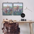 thumbnail image 4 of Stupell Industries Blooming Meadow Plants Botanical & Floral Painting Black Framed Art Print Wall Art, 24 x 30, Set of 2, 4 of 10