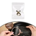 thumbnail image 2 of BUYISI Sealed Jewelry Storage Bags for Earrings Thickened Pvc Material for Protection 46 Threads 7*10, 2 of 8