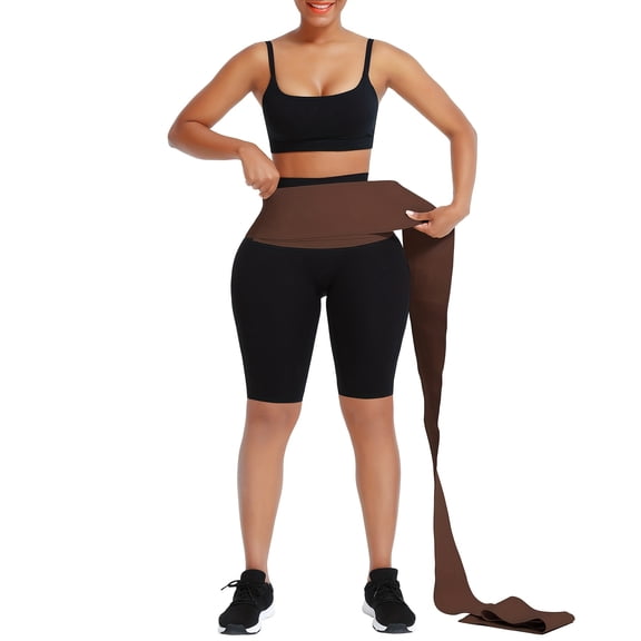 Women' Adjustable Hook & Loop Waist Trainer Belt - Tummy Wrap Suitable for Postpartum,,, Gym & Daily Wear - Belly Body Shaper Torso Trimmer