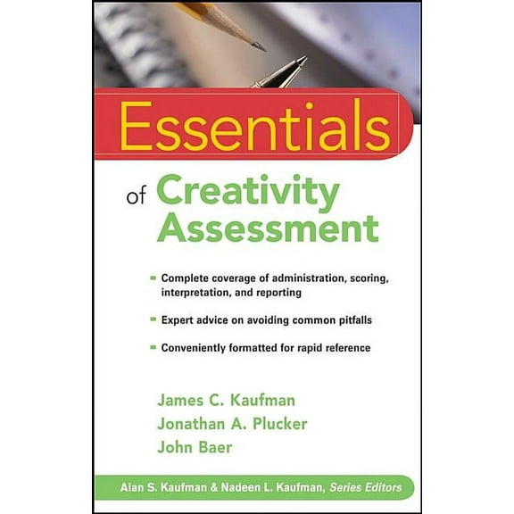 Essentials of Psychological Assessment Essentials of Creativity Assessment, Book 53, (Paperback)
