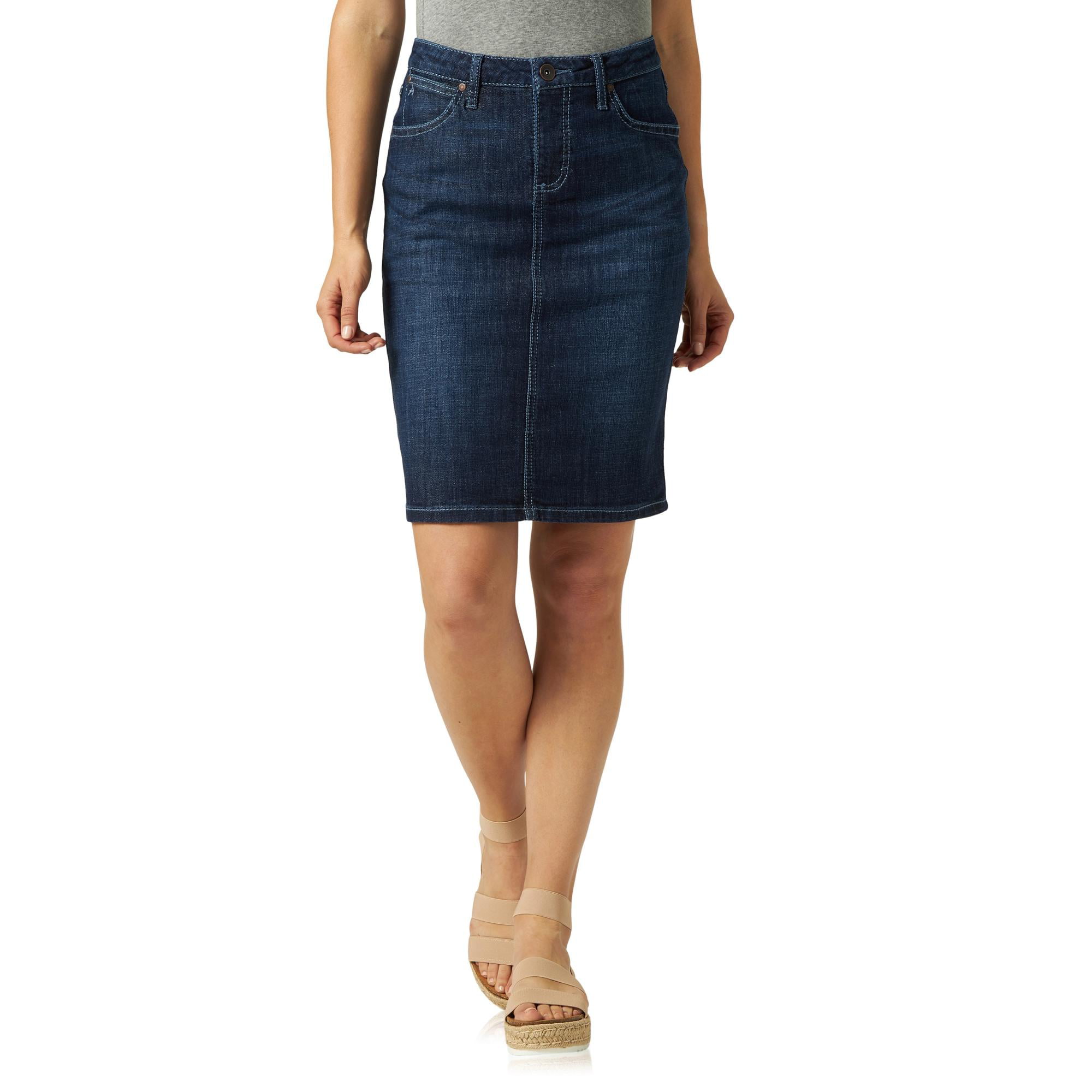 Wrangler Women's Aura Denim Skirt 