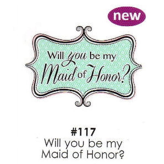 Will you be my Maid of Honor? Cake Decoration Edible Frosting Photo Sheet