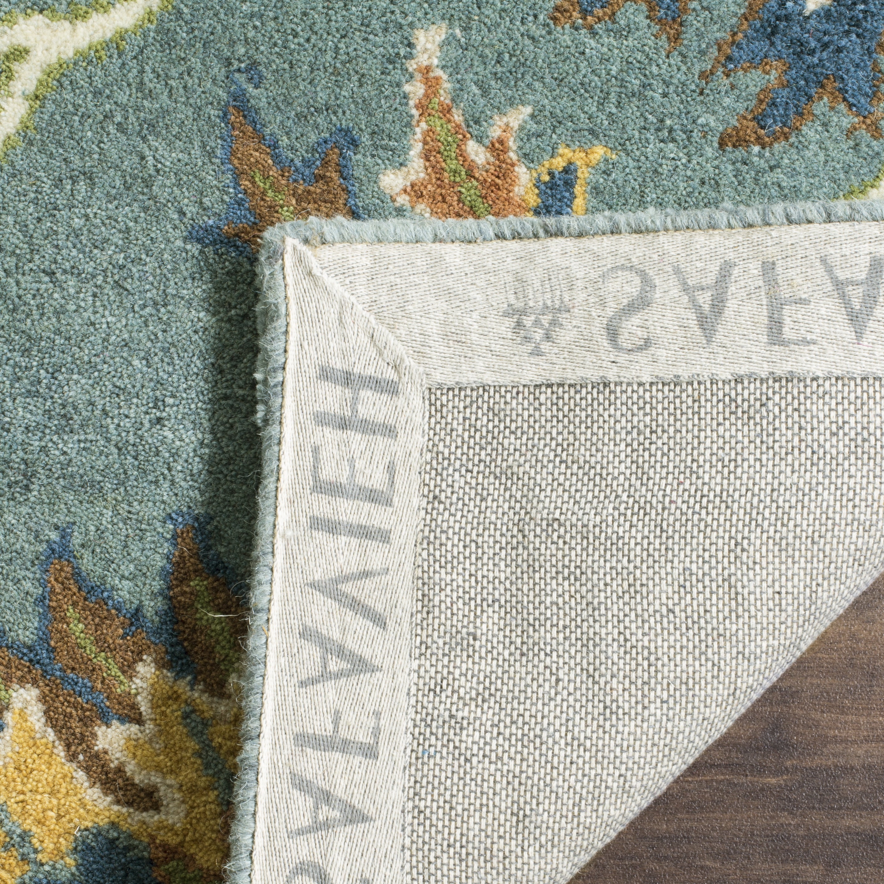 Safavieh Heritage Odran Oriental Wool Area Rug, Light Blue, 6' x 6' Square