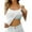 #1White, variant on Sleeveless Workout Tank Tops for Women Summer Camisoles With Build In Shelf Bra Adjustable Spaghetti Straps Soft Stretch Undershirt Yoga Shirts