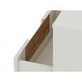 thumbnail image 5 of Rockefeller 1-Drawer Off White and Nature Nightstand (Set of 2), 5 of 8