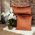 thumbnail image 7 of Parkland Collection Aleta 12x24" Quilted Fabric Throw Pillow in Burnt Orange, 7 of 7