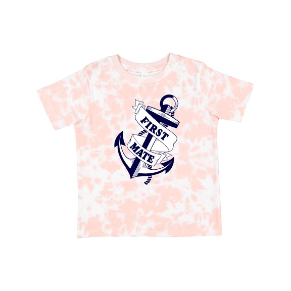Inktastic First Mate with Anchor and Banner Boys or Girls Toddler T-Shirt