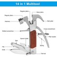 thumbnail image 2 of 14 In 1 Car Safety Hammer Multifunction Pliers, 2 of 5