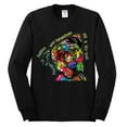 thumbnail image 3 of Dean Russo The Only Person Dog Lover Mens Long Sleeve Shirt, Black, 3X-Large, 3 of 6