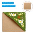 thumbnail image 3 of Uxcell Cute Flower Felt Personalized Embroidered Corner Bookmark, Green, Letter r, 3 of 6