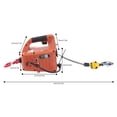 thumbnail image 2 of Fichiouy 3-in-1 Electric Hoist Winch 440 lbs 1500W Portable Power Winch Crane 16 ft/min with Wired and Wireless Remote Control for Garage Warehouse Factory Lifting Towing, 2 of 16