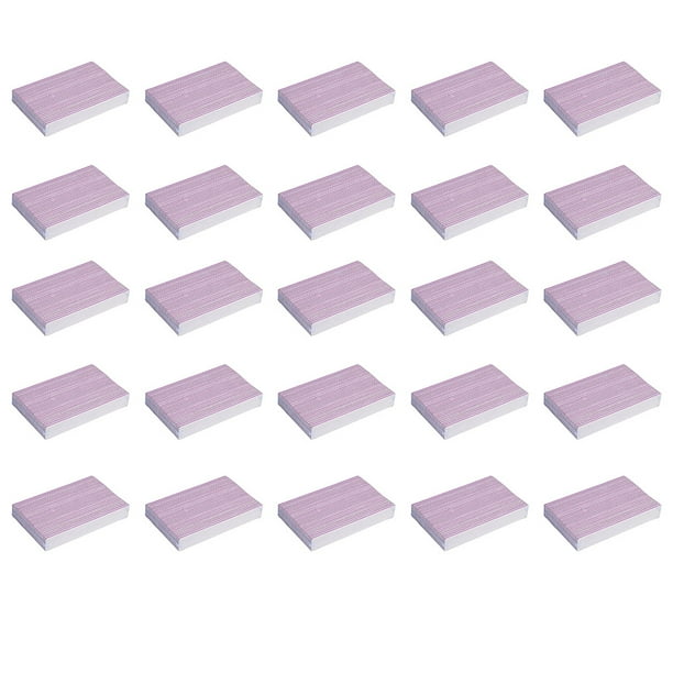 Bloques de Pulidores de Uñas Soidarity 25 Piezas Lima de Uñas Cuadrado