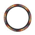 thumbnail image 1 of Vsdgher Colorful Plant Tiger Pattern Elastic Car Steering Wheel Cover,Car Wheel Cover Protector Car Accessory for Steering Wheel with a Diameter of 14.5"-15", 1 of 6