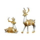 thumbnail image 5 of Estatuilla de resina Bearachild Ciervo general/plata 2Conjunto, 5 of 6