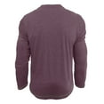 thumbnail image 5 of Youthup Men's Casual Henley Long Sleeve T-Shirt with Four-Button Detail & Color Block Design for Daily Wear, 5 of 6