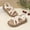 Beige, variant on FSYBOA Girls Sandals, Cute Casual Open Toe Non-Slip Kids Summer Shoes Beige Size 11(Little Kids)