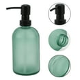 thumbnail image 5 of Unique Bargains 1 Pc Simple Cylindrical Soap Pump Dispenser for Hotel 400ml Lake Blue Black, 5 of 6