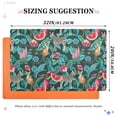 thumbnail image 6 of Yayeee Doormat for Inside 20"x32" Absorbent Low-Profile Washable Non-Slip Rubber Backed Entryway Rug, Green Tropical Pattern, 6 of 8