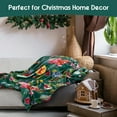 thumbnail image 4 of Christmas Throw Blanket for Couch 60x50,Green Winter Holiday Festival Cute Xmas Balls Ornament Blankets for Woman,Soft Flannel Fleece Blankets for Home Living Room Bed Chair Decor, 4 of 7