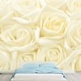 thumbnail image 3 of wall26 - Soft Yellow Rose Pattern, Pastel - Wall Mural, Removable Sticker, Home Decor - 66x96 inches, 3 of 6