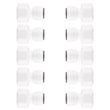 10pcs Straight 1/2 Inch Female to 3/8 Inch Tube Quick Water Purifier Tube Connector Filter Pipe Joint Reverse (Best Water Purifier Price In India)