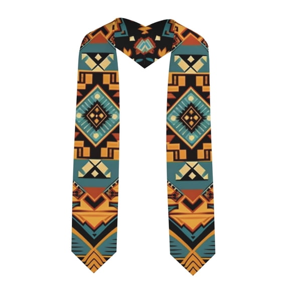 Graduation Stole Unisex Adults Graduation Sash Honor Stole for Academic Choral 36", Southwest Tribal Indian Geometric