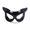 thumbnail image 1 of Disfraz de Halloween,Máscara de gato de media cara,máscara de de Halloween,Accesorios para disfraces de mujer con máscara de gato,Accesorio para disfraz de máscara de Cat Woman, 1 of 8