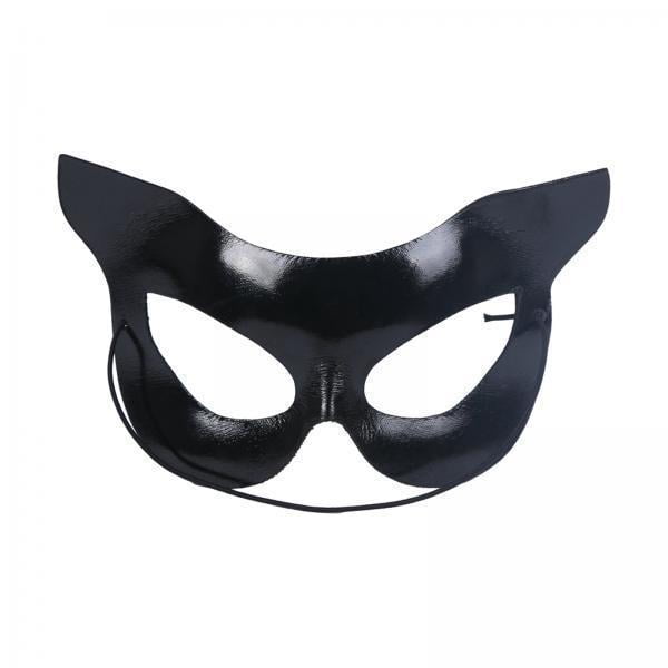 Disfraz de Halloween,Máscara de gato de media cara,máscara de de Halloween,Accesorios para disfraces de mujer con máscara de gato,Accesorio para disfraz de máscara de Cat Woman