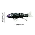thumbnail image 4 of Pesca de señora 14cm 33g Swimbait Cebo duro de múltiples articulaciones para lubina de lucio negro, 4 of 6