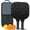 Pioneer Flower Floral-1, variant on Pickleball Paddles Set,Pioneer Flower Floral Print Pattern Fiberglass Surface Pickleball Racket Set with 2 Indoor Outdoor Pickleball Balls and Pickleball Bag,Pickle-ball Equipment